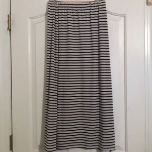 Striped Maxi Skirt